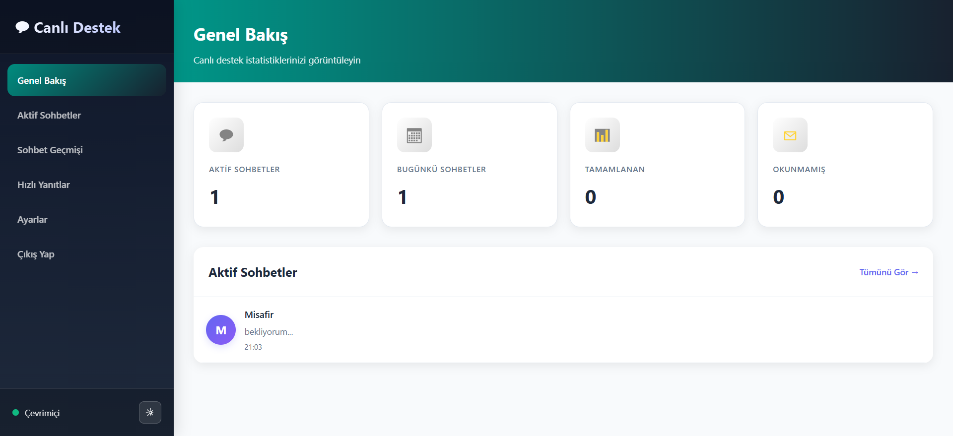 Php Canlı Destek Scripti