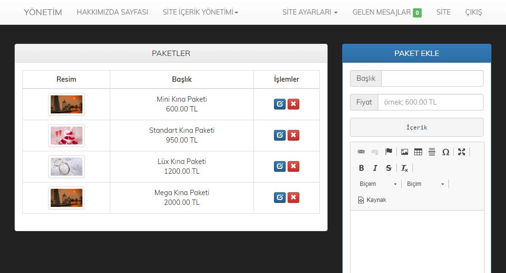 Php Düğün Organizasyon Scripti