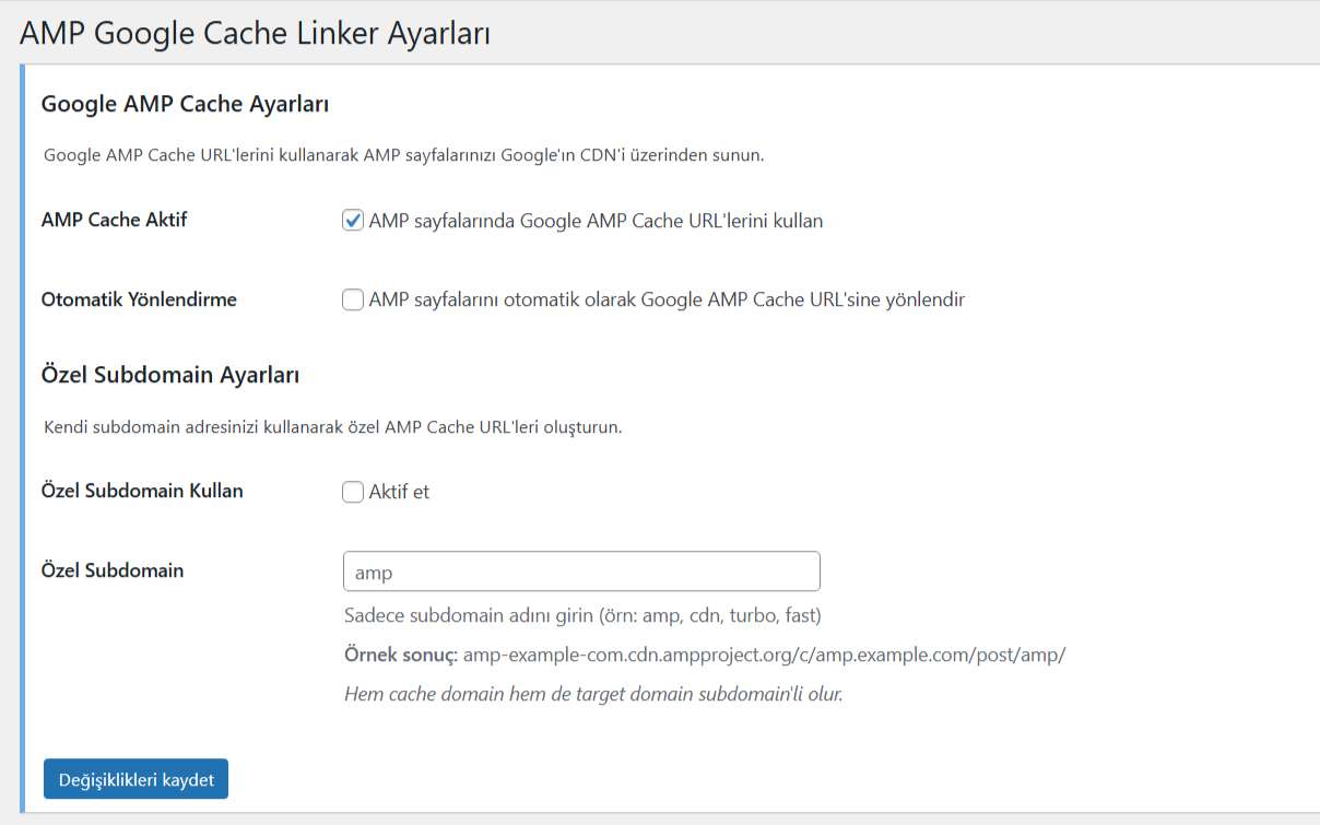 Subdomain Destekli Wordpress Amp Cdn Eklentisi